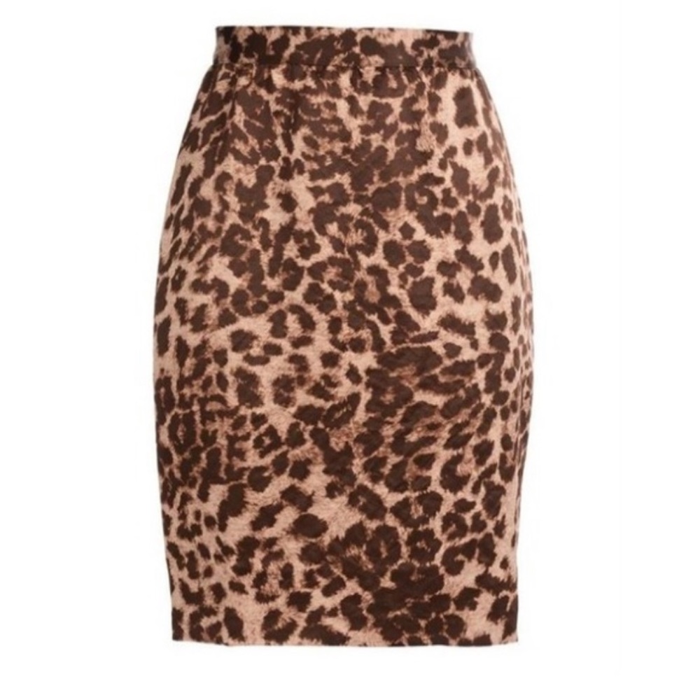 Club Monaco Leopard Skirt